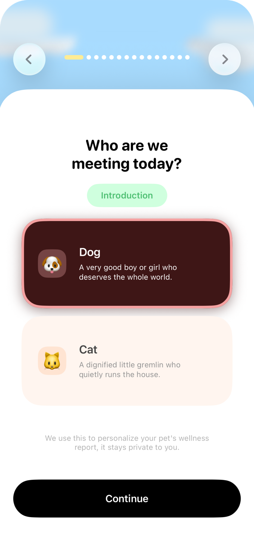 paws app screen